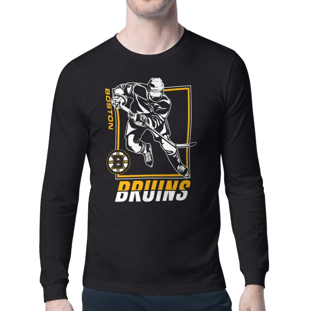 NHL Boston Bruins Starter Player Grid Long Sleeve T-Shirt