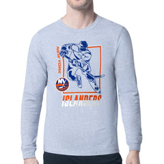 NHL New York Islanders Starter Player Grid Long Sleeve T-Shirt