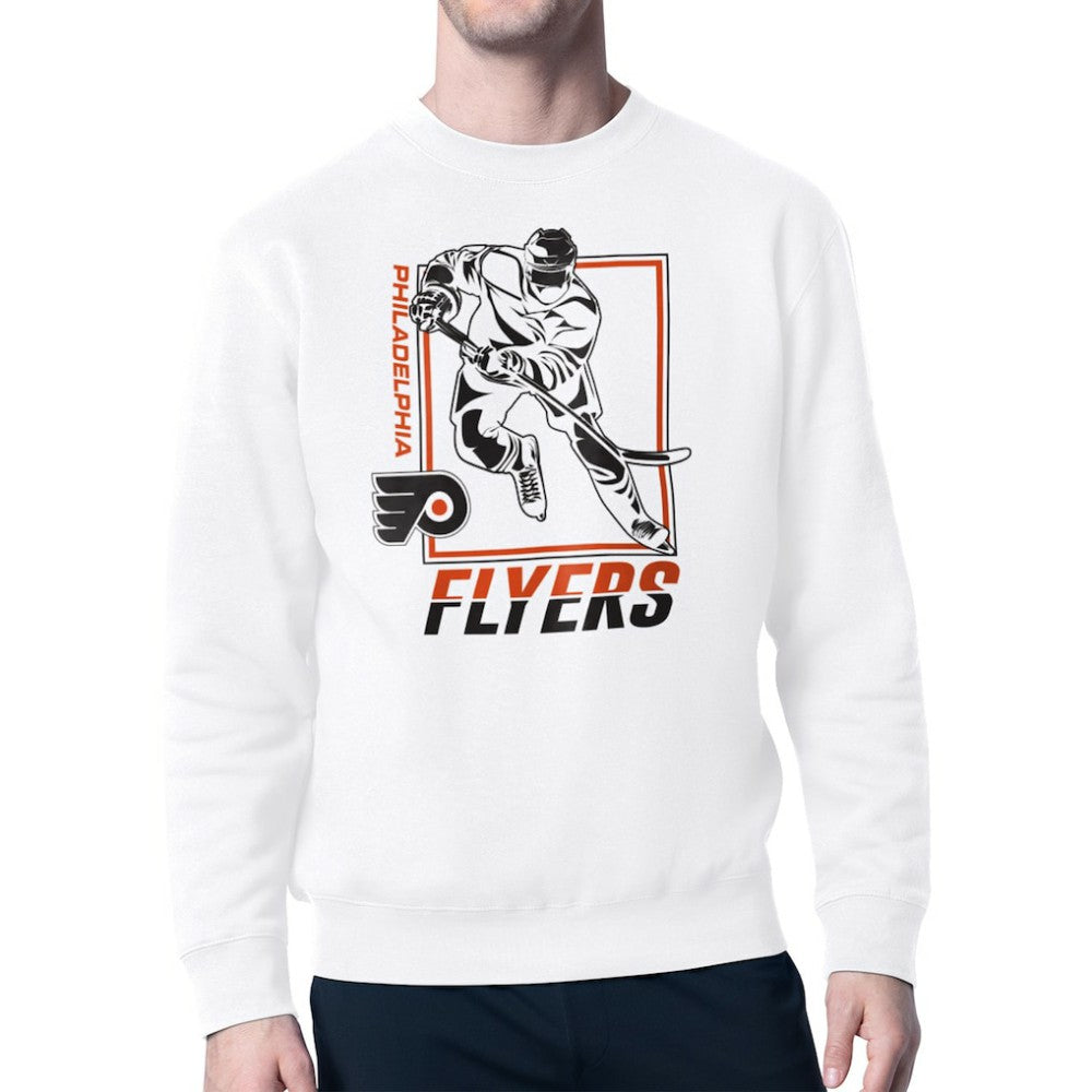 NHL Philadelphia Flyers Starter Player Grid Fleece Pullover Sweatshirt