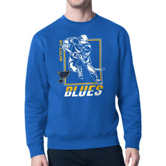 NHL St. Louis Blues Starter Player Grid Fleece Pullover Sweatshirt