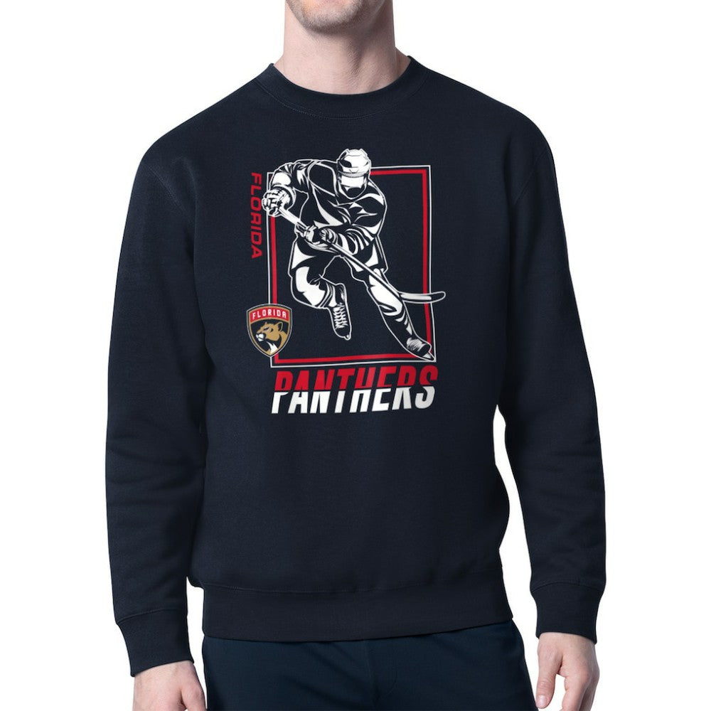 NHL Florida Panthers Starter Player Grid Fleece Pullover Sweatshirt
