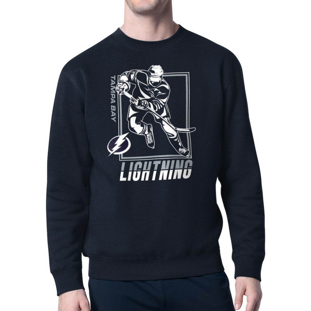 NHL Tampa Bay Lightning Starter Player Grid Fleece Pullover Sweatshirt