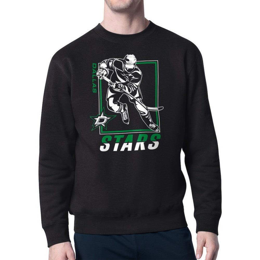 NHL Dallas Stars Starter Player Grid Fleece Pullover Sweatshirt