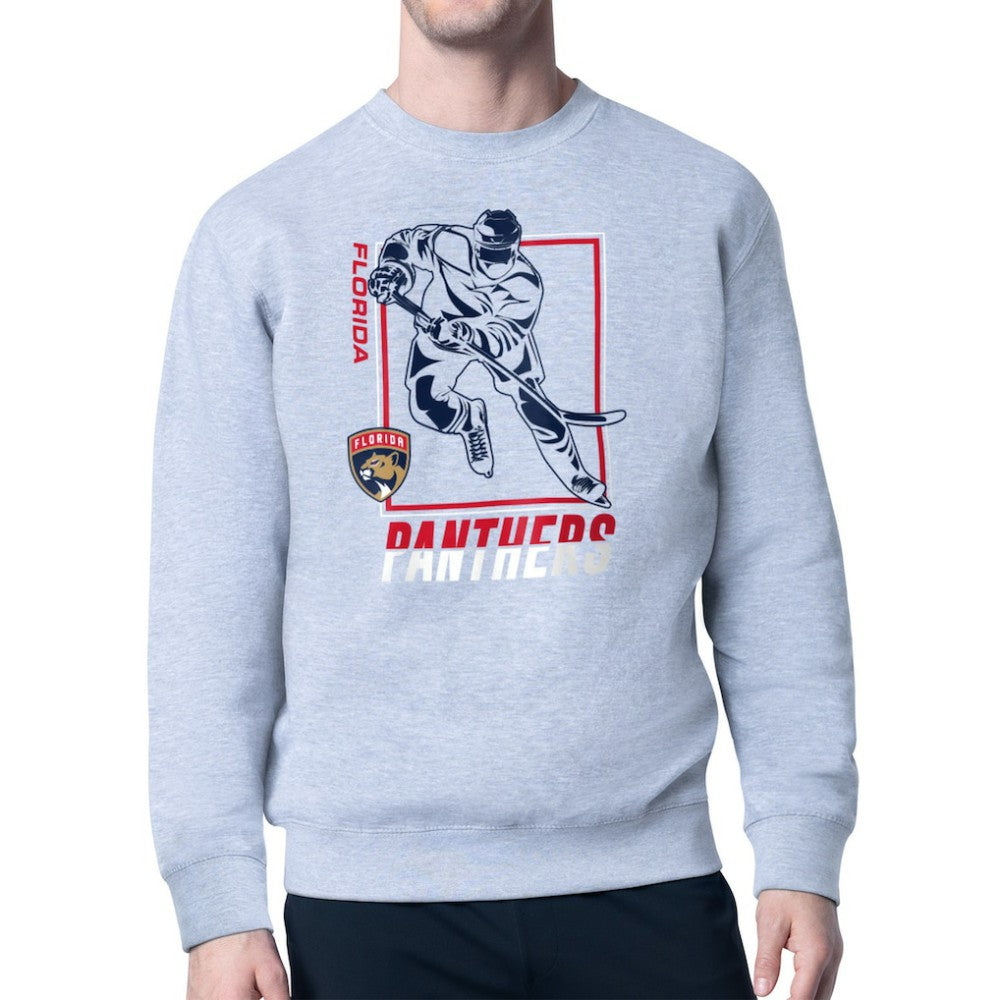 NHL Florida Panthers Starter Player Grid Fleece Pullover Sweatshirt