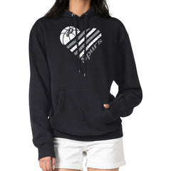 San Antonio Spurs G-III 4Her by Carl Banks Women's Heart Pullover Hoodie - Black shop
