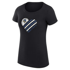 Golden State Warriors G-III 4Her by Carl Banks Women's Super-Slim Fit Lightweight Heart T-Shirt sale