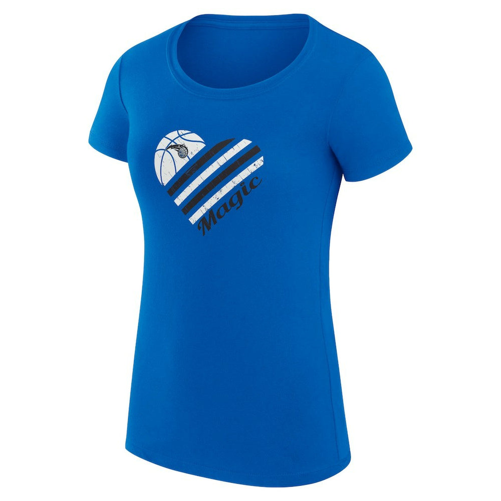Orlando Magic G-III 4Her by Carl Banks Women's Super-Slim Fit Lightweight Heart T-Shirt