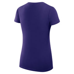 Los Angeles Lakers G-III 4Her by Carl Banks Women's Super-Slim Fit Lightweight Heart V-Neck T-Shirt