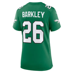 Saquon Barkley  Women's Alternate Game Jersey - Philadelphia Eagles Jerseys