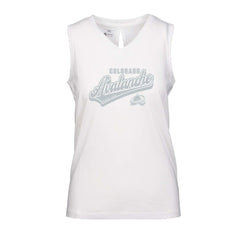 NHL Colorado Avalanche Levelwear Women's Paisley Sweep V-Neck Tank Top