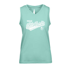 NHL Vegas Golden Knights Levelwear Women's Paisley Sweep V-Neck Tank Top