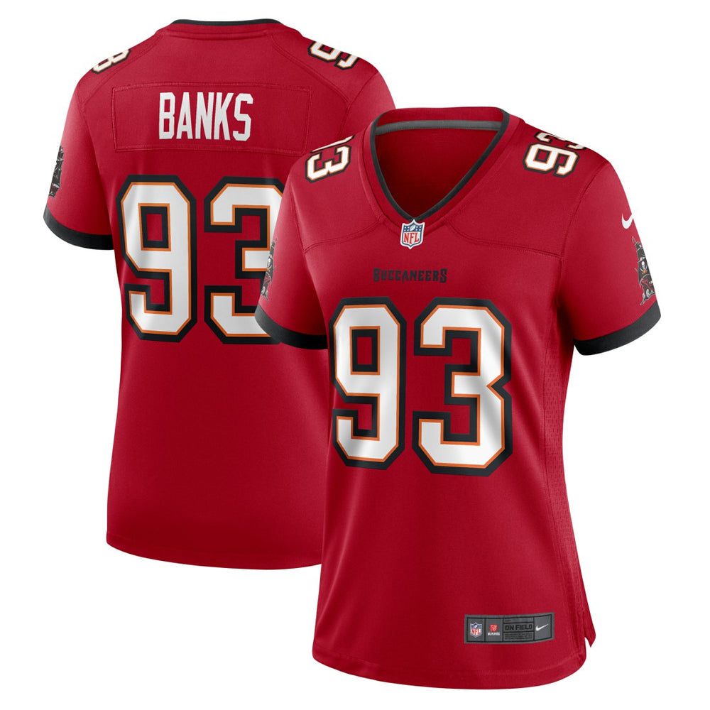 Eric Banks  Women's Game Jersey - Tampa Bay Buccaneers Jerseys