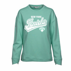 New York Knicks Levelwear Women's Fiona Sweep Pullover Sweatshirt