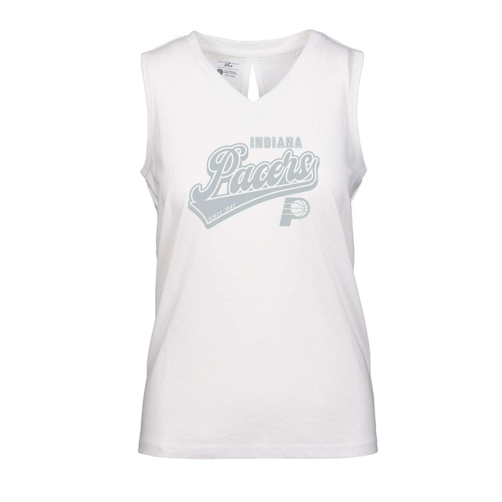 Indiana Pacers Levelwear Women's Paisley Sweep V-Neck Tank Top