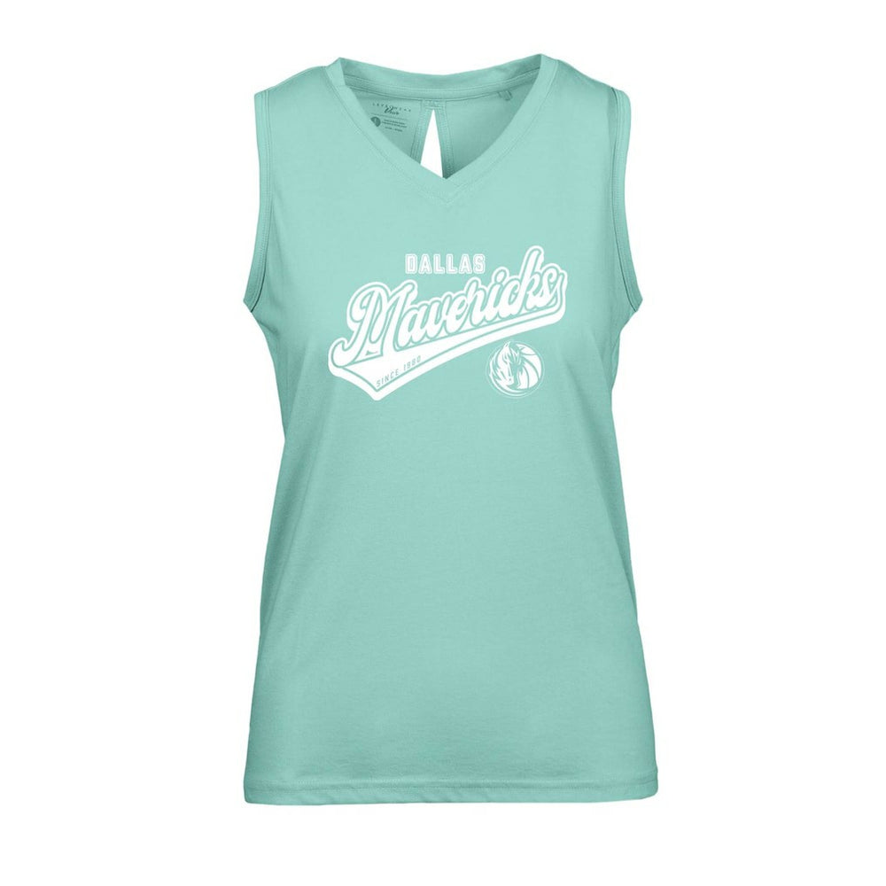Dallas Mavericks Levelwear Women's Paisley Sweep V-Neck Tank Top sale
