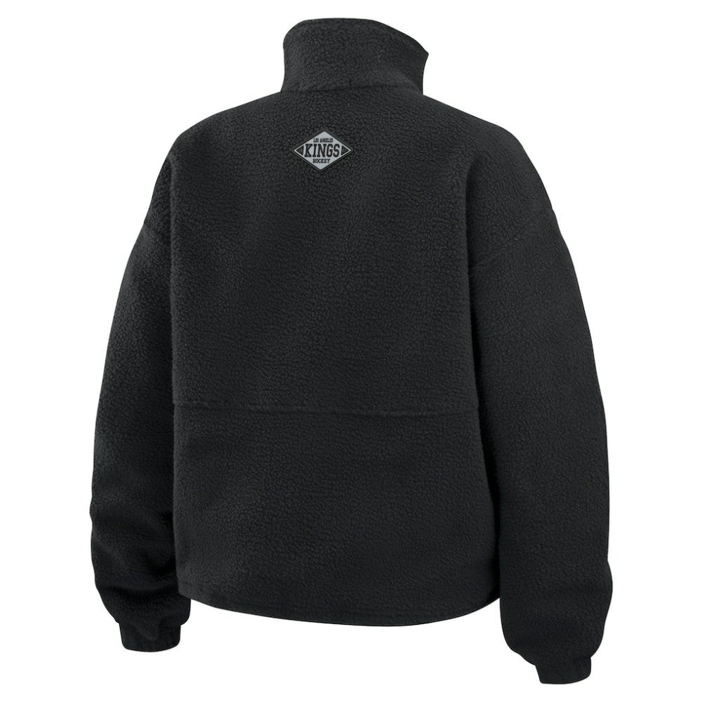 NHL Los Angeles Kings WEAR by Erin Andrews Women's Polar Fleece Half-Zip Jacket