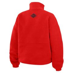 NHL New Jersey Devils WEAR by Erin Andrews Women's Polar Fleece Half-Zip Jacket