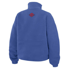 NHL New York Rangers WEAR by Erin Andrews Women's Polar Fleece Half-Zip Jacket