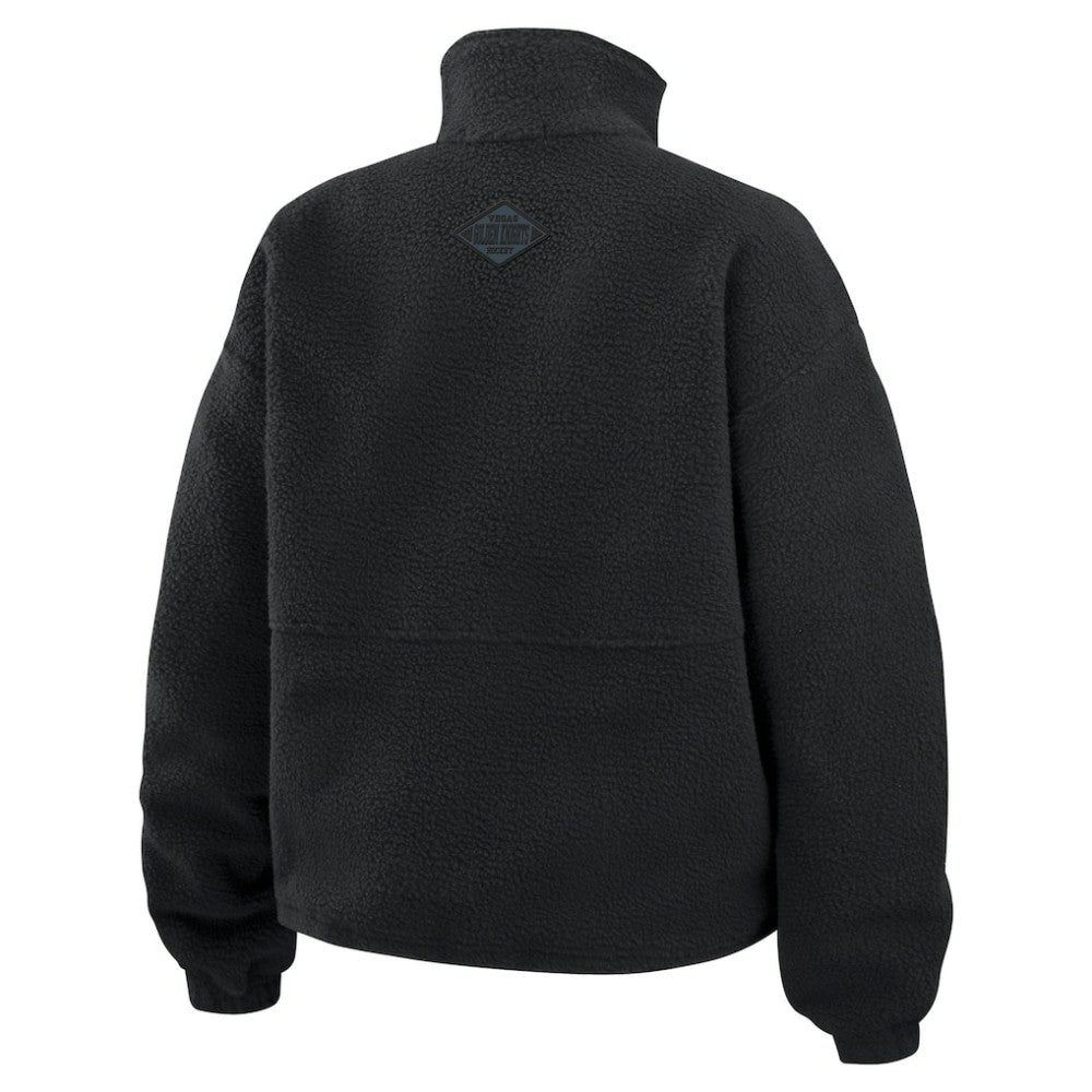 NHL Vegas Golden Knights WEAR by Erin Andrews Women's Polar Fleece Half-Zip Jacket