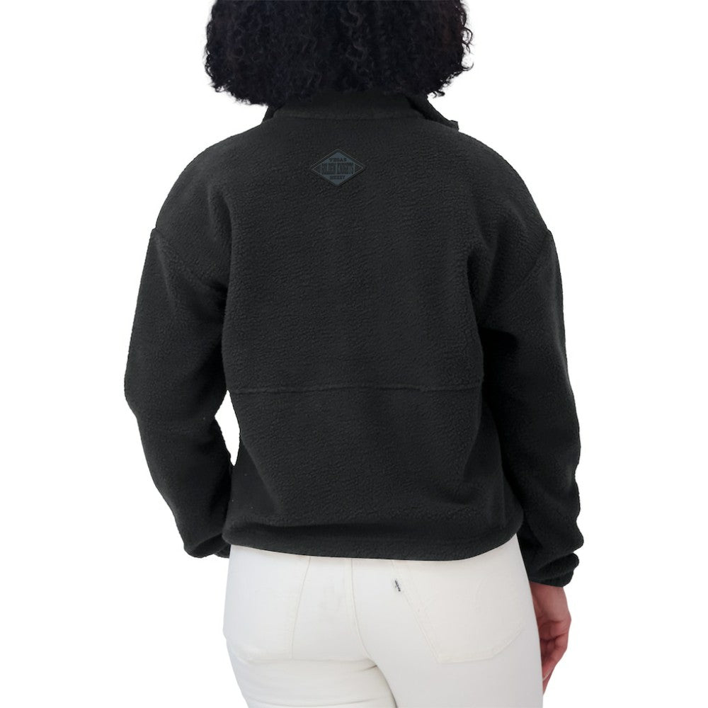 NHL Vegas Golden Knights WEAR by Erin Andrews Women's Polar Fleece Half-Zip Jacket