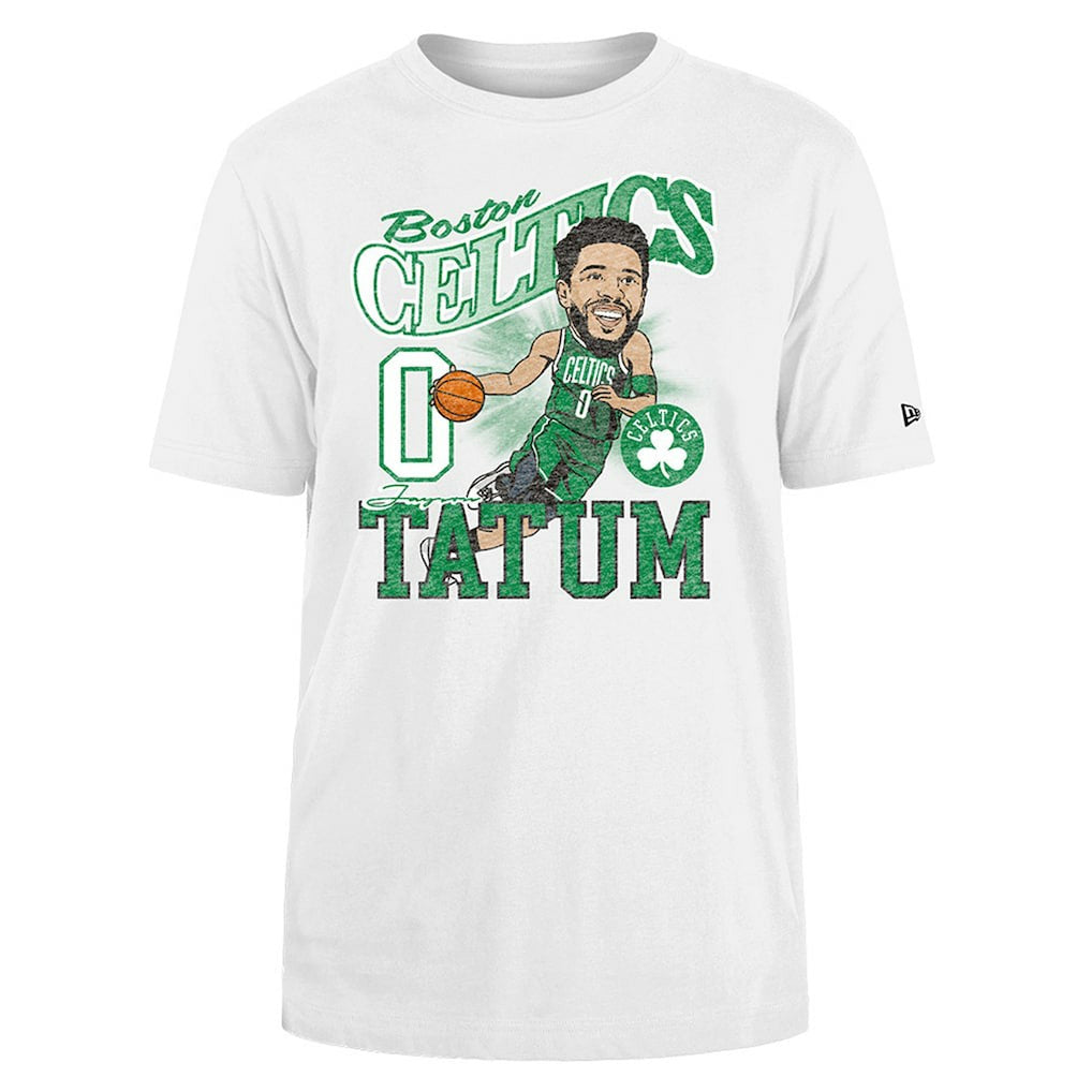 New Era Jayson Tatum Boston Celtics Caricature Player T-Shirt