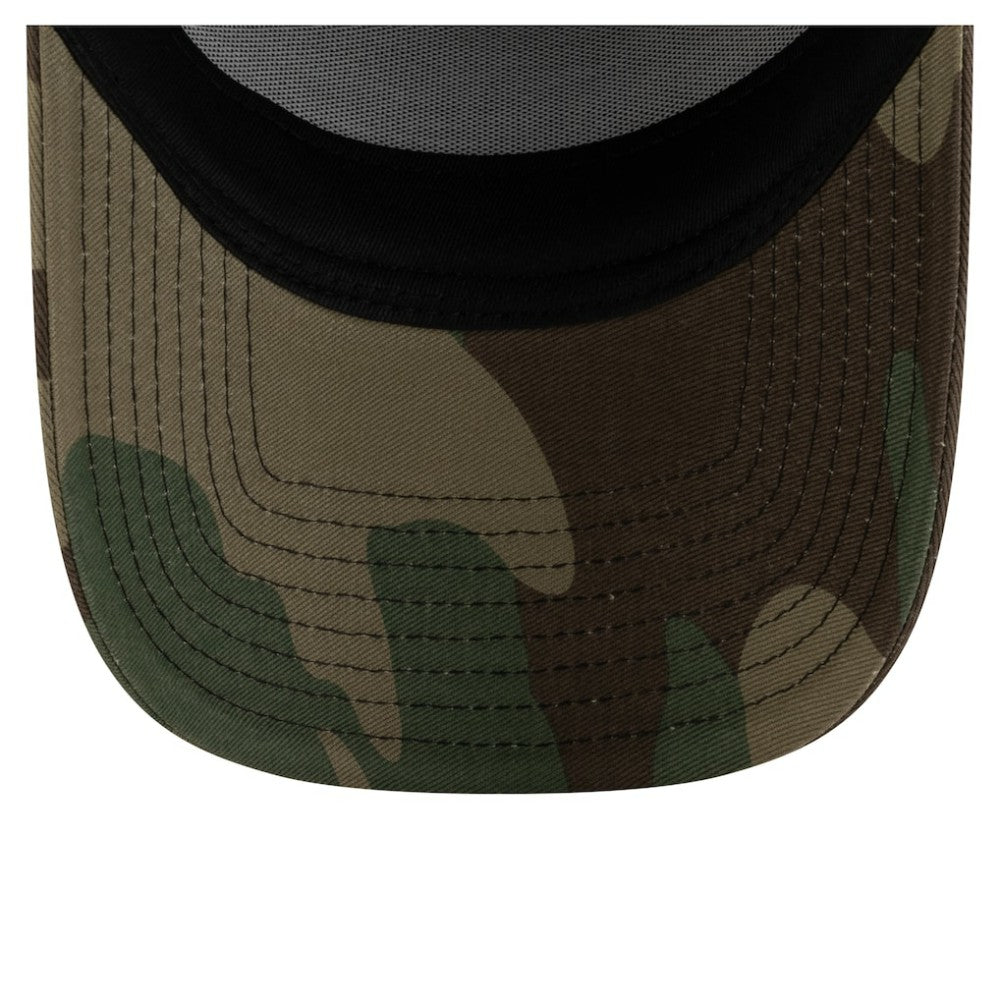 Camo Boston Red Sox New Era Woodland Team Pop 9FORTY A-Frame Adjustable Hat