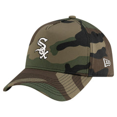 Camo Chicago White Sox New Era Woodland Team Pop 9FORTY A-Frame Adjustable Hat