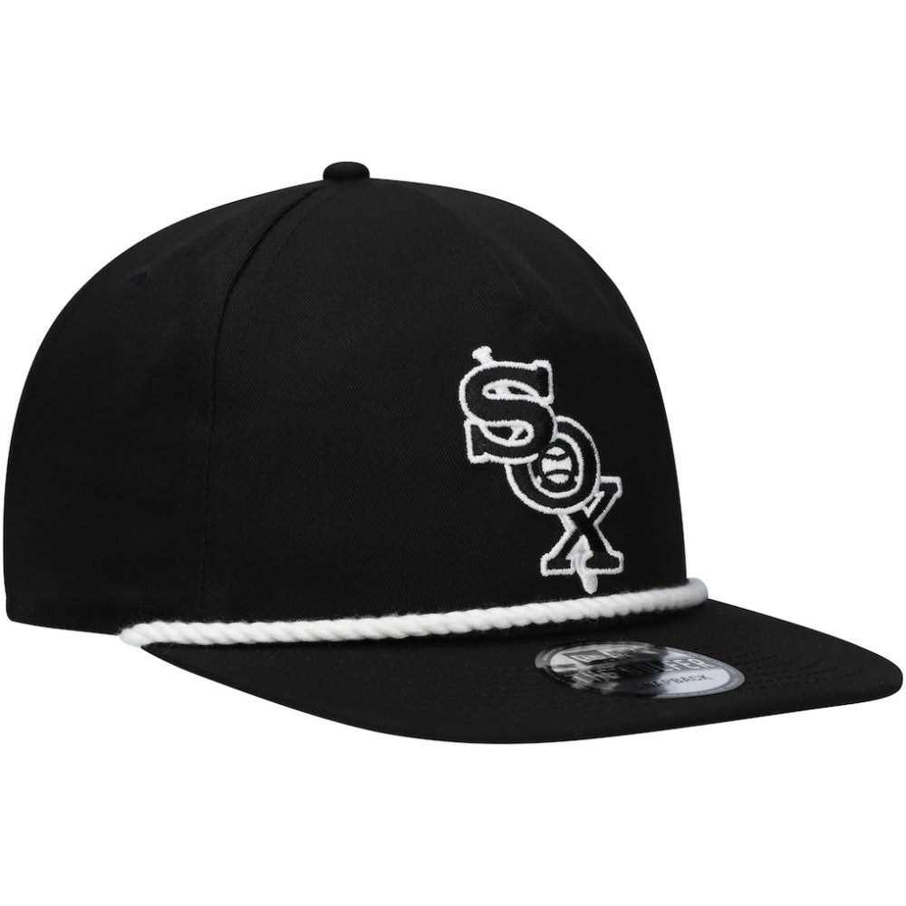 Black Chicago White Sox New Era Golfer Snapback Hat