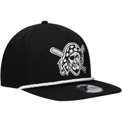 Black Pittsburgh Pirates New Era Golfer Snapback Hat