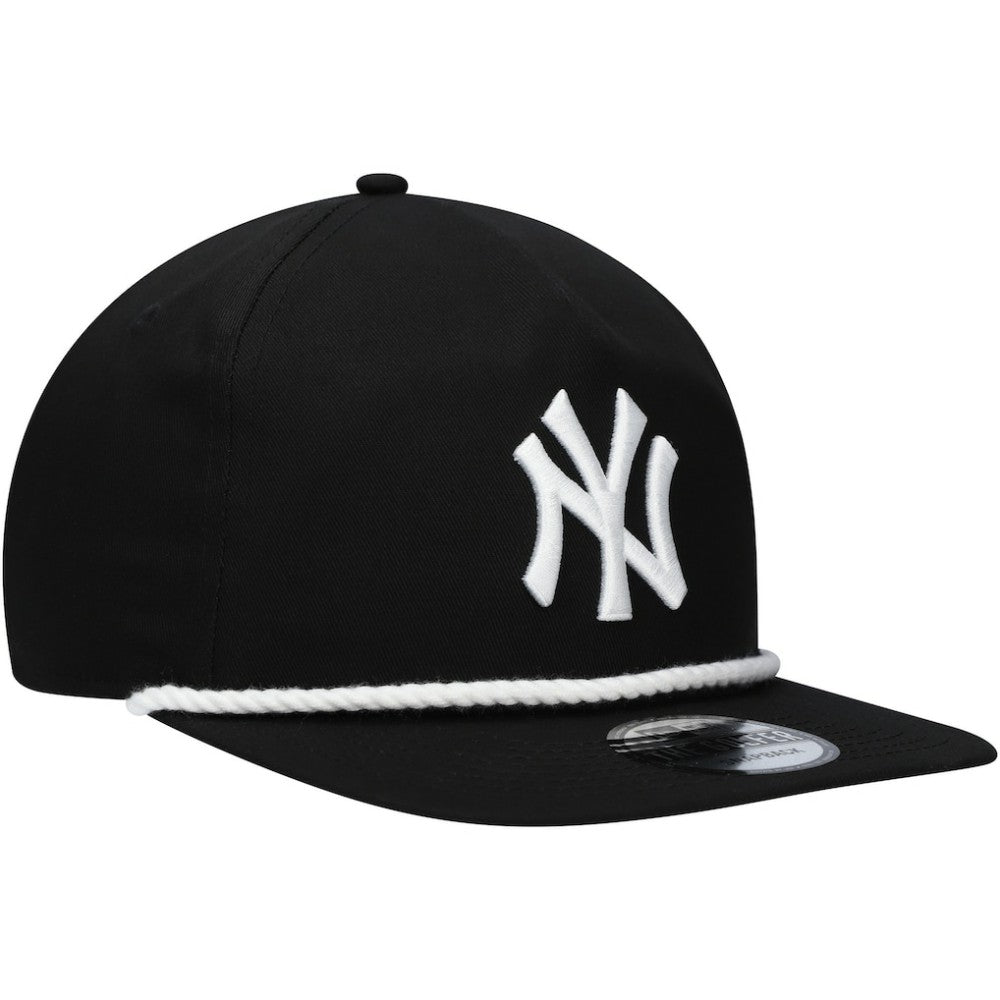 Black New York Yankees New Era Golfer Snapback Hat
