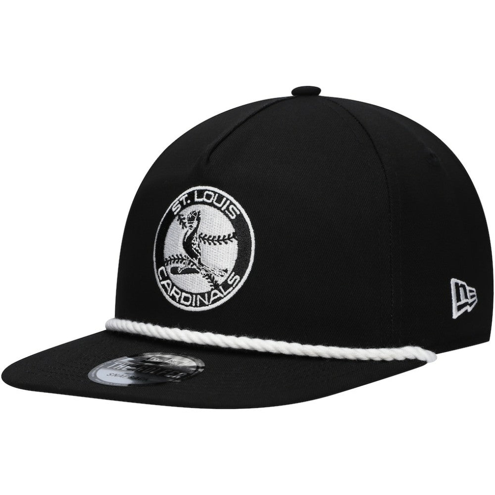 Black St. Louis Cardinals New Era Golfer Snapback Hat