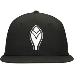 Black Atlanta Braves New Era 59FIFTY Trucker Fitted Hat