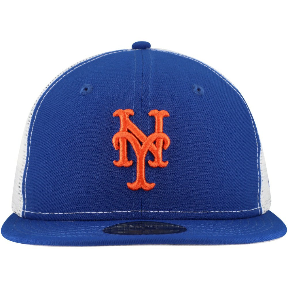 Royal New York Mets New Era Team Color 59FIFTY Trucker Fitted Hat