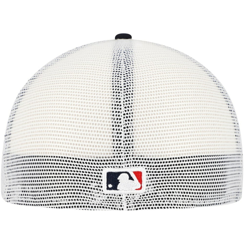 Navy Boston Red Sox New Era Team Color 59FIFTY Trucker Fitted Hat