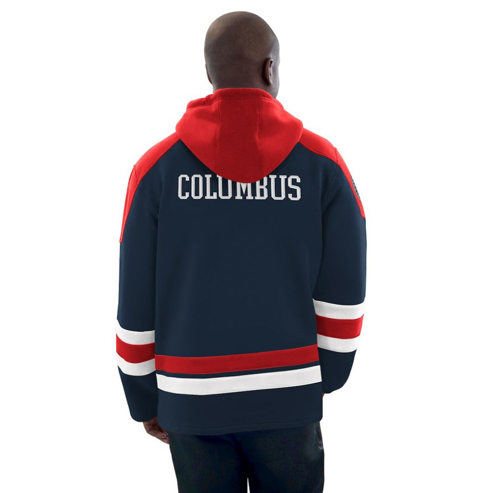 NHL Columbus Blue Jackets Starter Hockey Pullover Hoodie