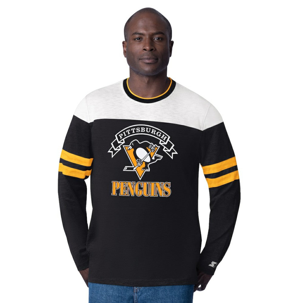 NHL Pittsburgh Penguins Starter Blitz Durene Long Sleeve T-Shirt