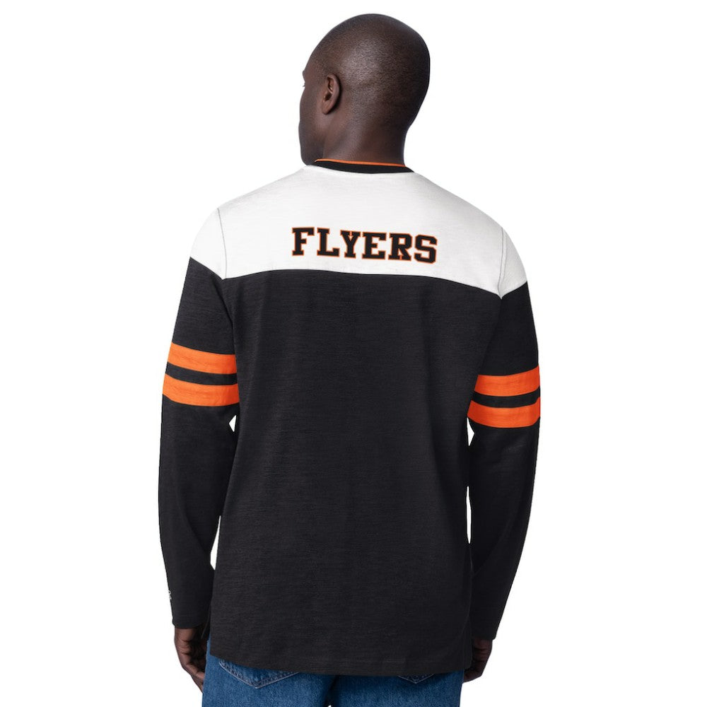 NHL Philadelphia Flyers Starter Blitz Durene Long Sleeve T-Shirt