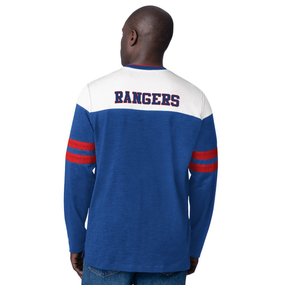 NHL New York Rangers Starter Blitz Durene Long Sleeve T-Shirt