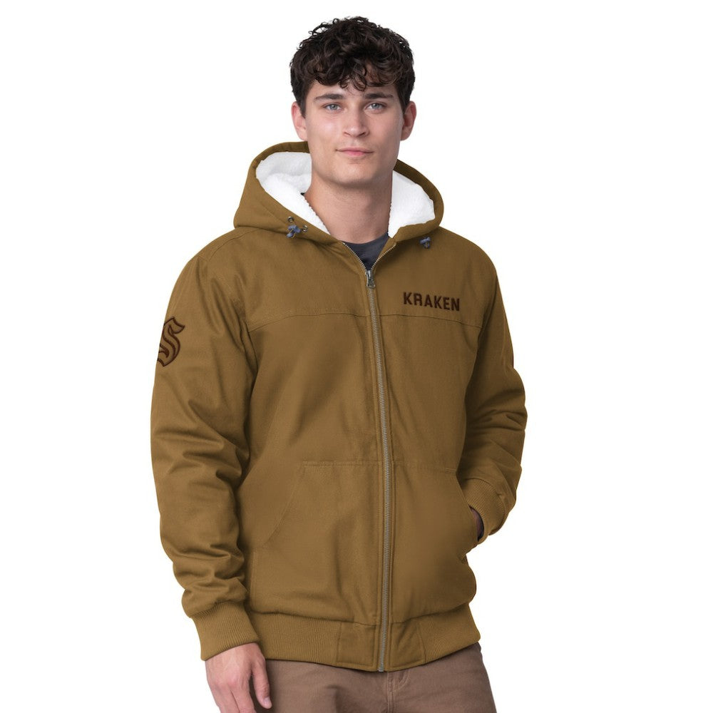 NHL Seattle Kraken G-III Sports by Carl Banks Build Up Full-Zip Hoodie Jacket