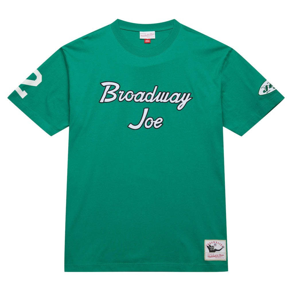 Joe Namath  Retired Player Nickname T-Shirt - New York Jets T-shirts