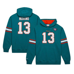 Dan Marino  Retired Player Name & Number Pullover Hoodie - Miami Dolphins Hoodies