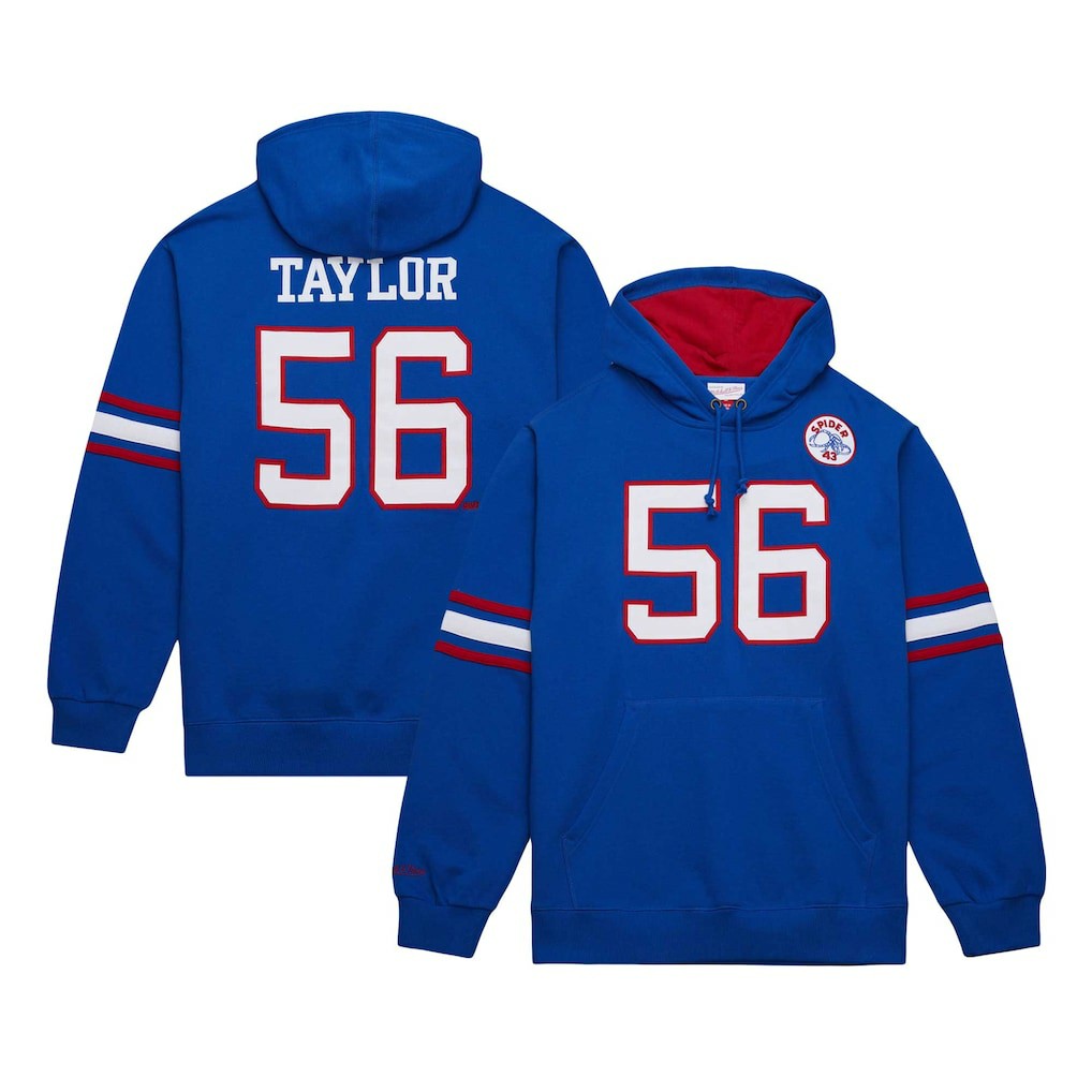 Lawrence Taylor  Retired Player Name & Number Pullover Hoodie - New York Giants Hoodies