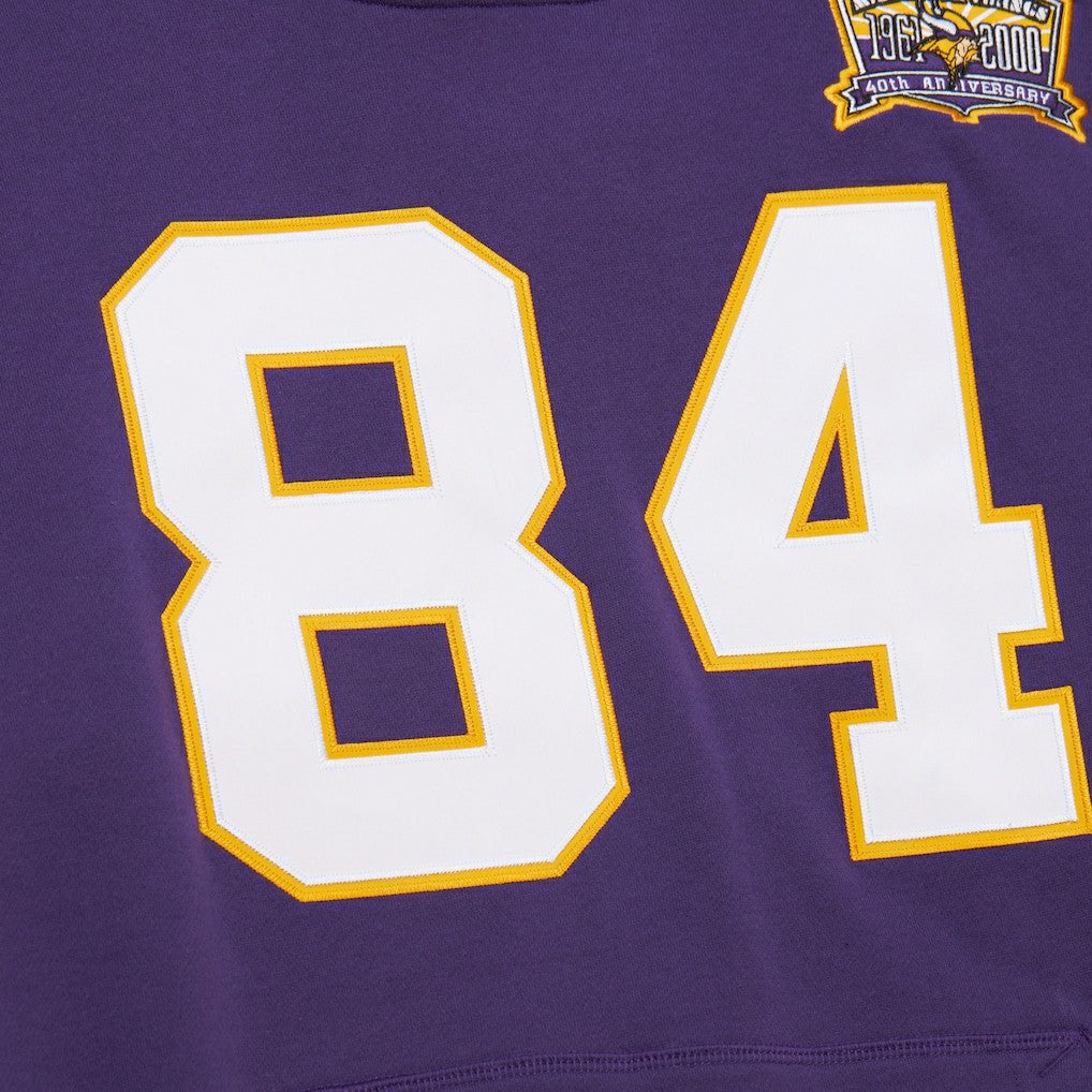 Randy Moss  Retired Player Name & Number Pullover Hoodie - Minnesota Vikings Hoodies