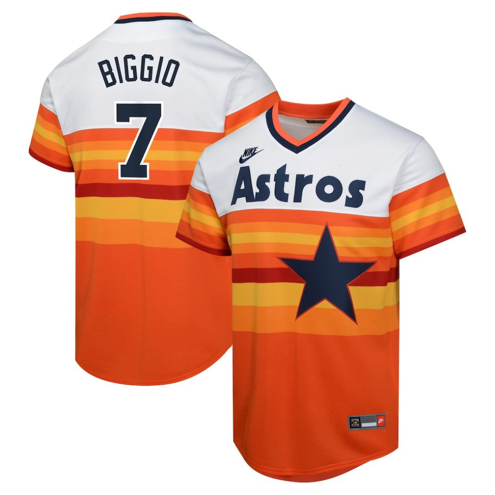 White Craig Biggio Houston Astros Nike Youth Cooperstown Collection Limited Player Jersey