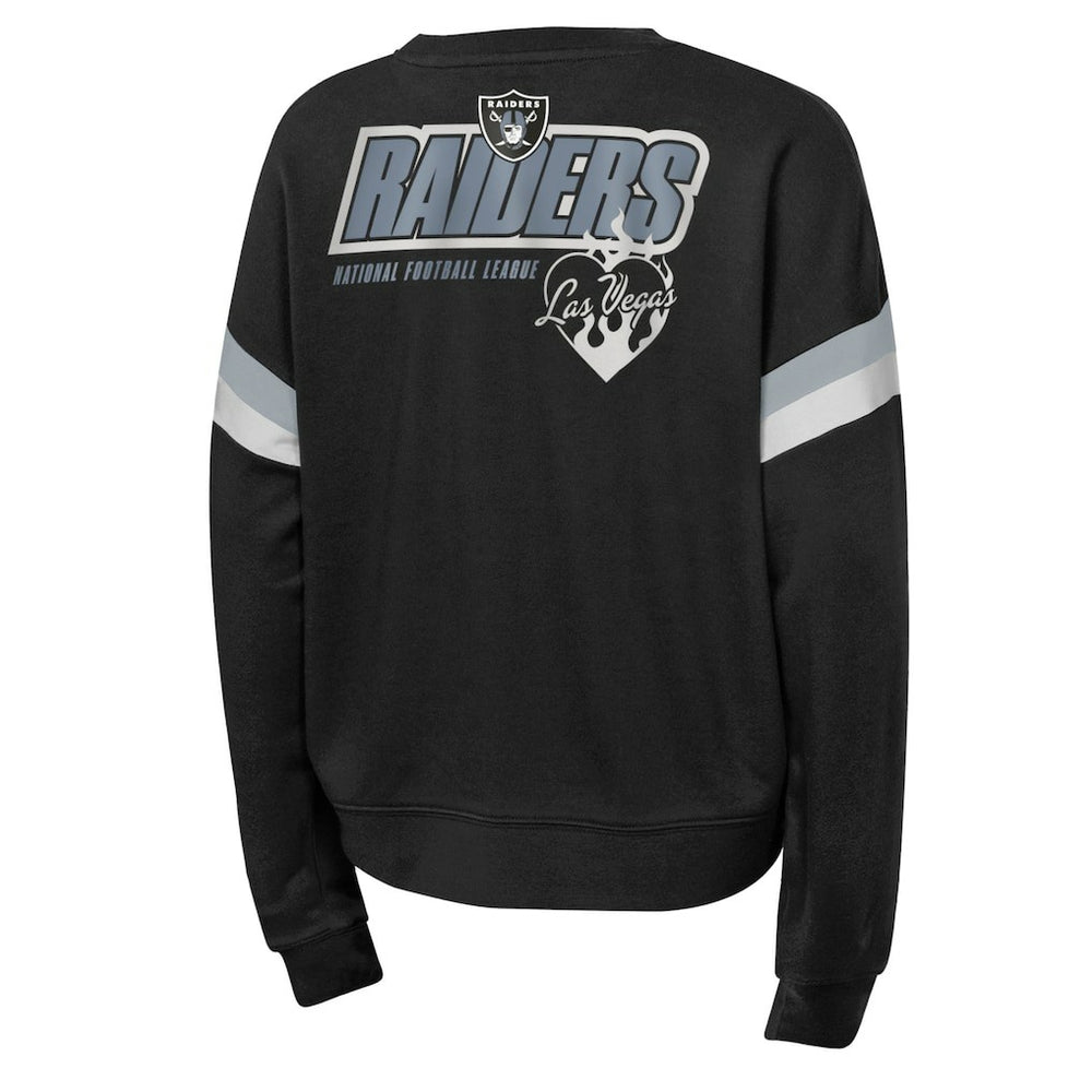 Girls Eternal Love Pullover Sweatshirt - Las Vegas Raiders Pullover
