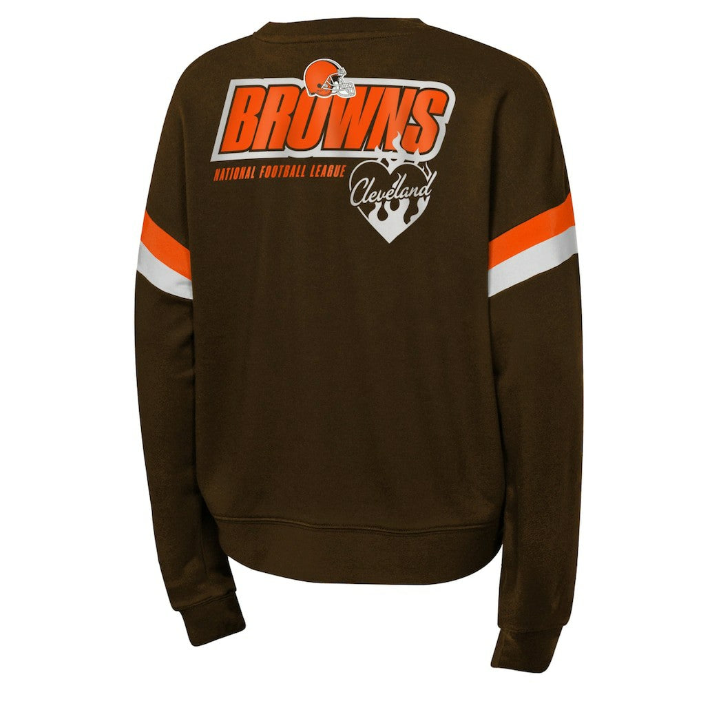 Girls Eternal Love Pullover Sweatshirt - Cleveland Browns Pullover