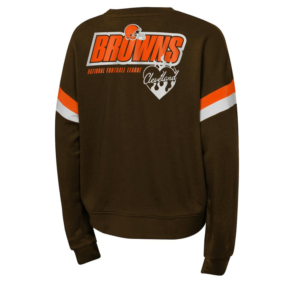 Girls Eternal Love Pullover Sweatshirt - Cleveland Browns Pullover