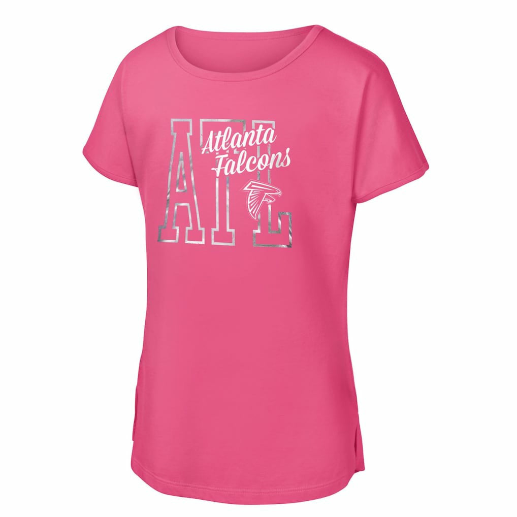 Girls Youth Signal Caller Dolman T-Shirt - Atlanta Falcons T-shirts