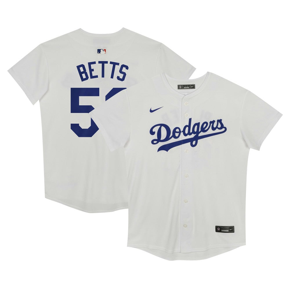 White Mookie Betts Los Angeles Dodgers Nike Preschool Home Game Jersey