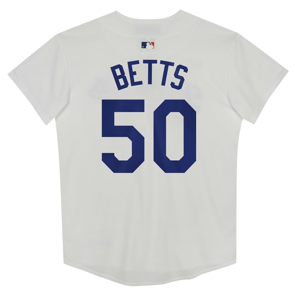 White Mookie Betts Los Angeles Dodgers Nike Preschool Home Game Jersey